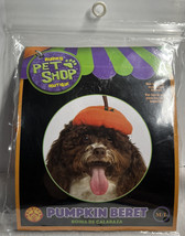 NIP Dog Pumpkin Beret Hat Size M/L Rubies Pet Shop - £3.82 GBP