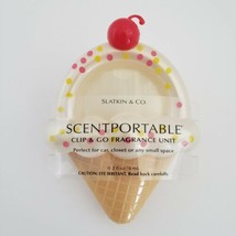 Retired Scentportable Ice Cream Cone Bath Body Works Clip and Go Unit No Disc - $11.95