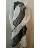 Narciso Rodriguez Dress Sz 4 Sleeveless Sheath Silk Blend Gray Italy 40 ... - $65.62 CAD