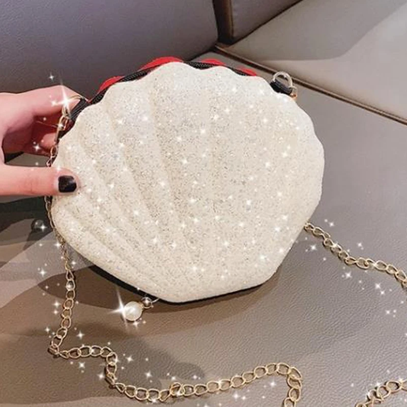 Fashion Women  Handbags  Bag Chain Cute Sequins Small Bag Phone  Pouch Zipper Cr - £50.40 GBP