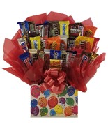 Celebrate Party Chocolate Candy Bouquet gift basket box - Great gift for... - £47.03 GBP