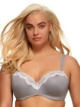New Felina Paramour Brilliance Underwire Bra 34DD Gray - $204.29 MXN