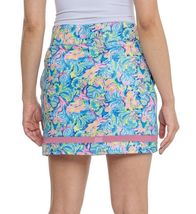 NWT STELLA PARKER PINK BLUE FEATHER Golf Tennis Pickleball Knit Skort S M L image 2