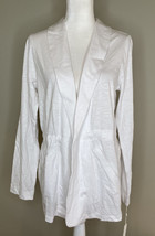NWT Caslon Women’s Long Sleeve Open Cardigan Size S In White F6 - £16.82 GBP