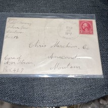 1927 Silver Bow Cancel Cover Washington Two Cent Stamp￼ - £7.58 GBP