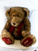 Faux Mink Teddy Bear 100th anniversary Dan Dee  Pennsylvania Large 17" sitting - $24.74