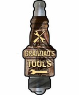 Grandads Tools Novelty Metal Spark Plug Sign J-064 - $37.96 CAD