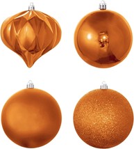 4pcs Extra Large Christmas Ball Ornaments Shatterproof Christmas Decorations 4in - £16.07 GBP