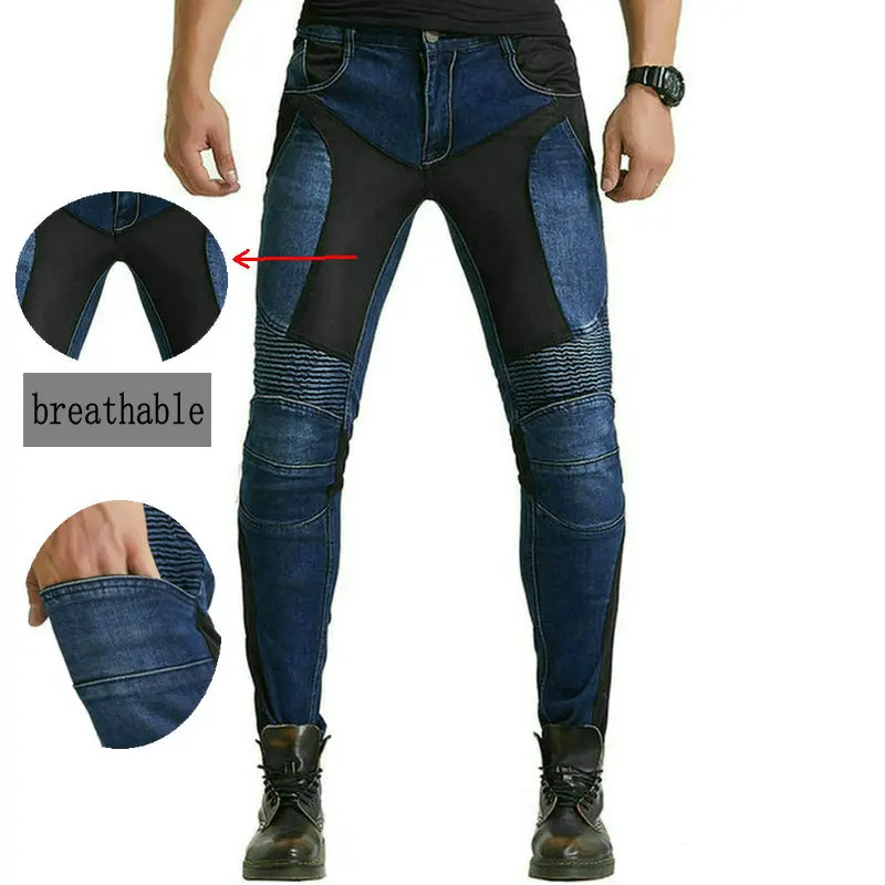 Loong Biker 114-5 Summer Riding Motorcycle Pants   Jeans Knight Daily Cycling Pr - £337.21 GBP