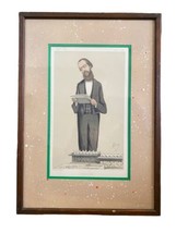 1875 Vanity Fair “Order, Order” Lithograph - Henry Raikes by Ape, Framed - £45.27 GBP