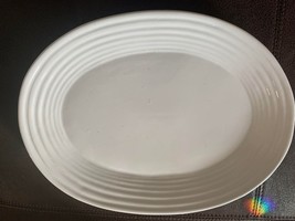 Vintage Sakura Large Classic Ceramic Oval Platter 15 x 11 inches - £14.74 GBP