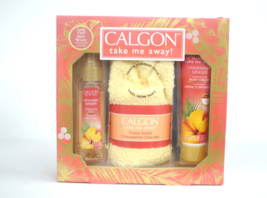 CALGON Take Me Away Hawaiian Ginger Body Cream Mist and Fuzzy Socks Gift... - $24.99