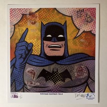 VintGe Batman No. 8 NTWRK Exclusive Limited 12x13” signed print By Dr. Smash! - £29.96 GBP