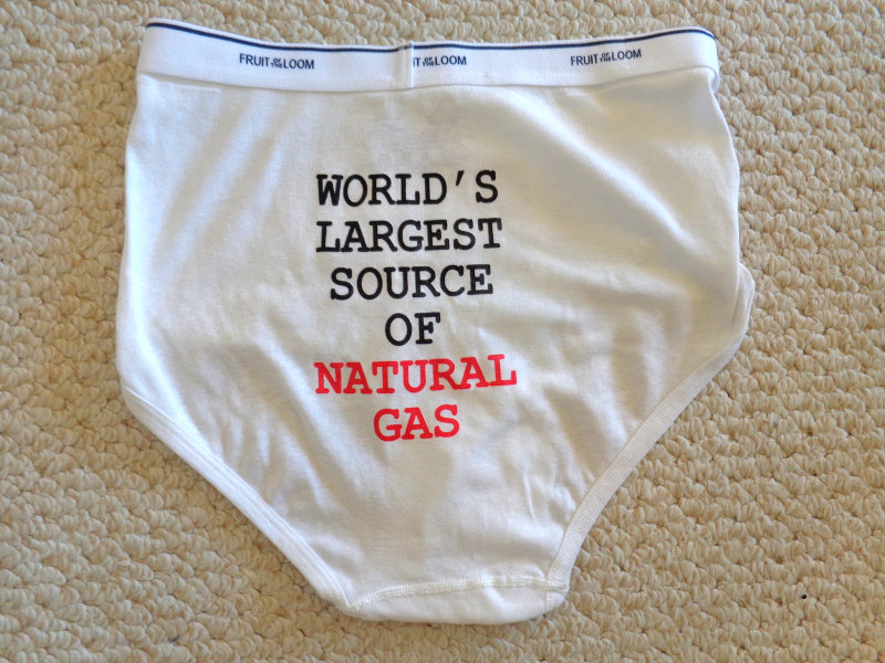 Worlds’ Largest Source of Natural Gas Briefs Size M/M (#3057) Fruit of the  Loom