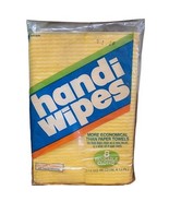 Vintage Handi Wipes Yellow Reusable Cloths Cleaning Towels 8 Pack New NOS - $14.85