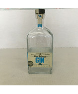 Empty odd fellows gin bottle embossed decorative liquor bottle craft supply - $19.75