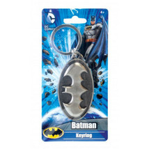 DC Comics Batman 3D Bat Chest Logo Metal Pewter Key Ring Key Chain NEW UNUSED - £6.83 GBP