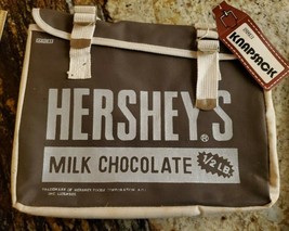 Hersheys Milk Chocolate Vintage 1980 Childrens Knapsack Backpack Lunch B... - $24.85