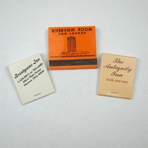 3 Vintage Matchbooks Ohio Brandywine Inn Riverview Room Cincinnati Antiq... - $14.99