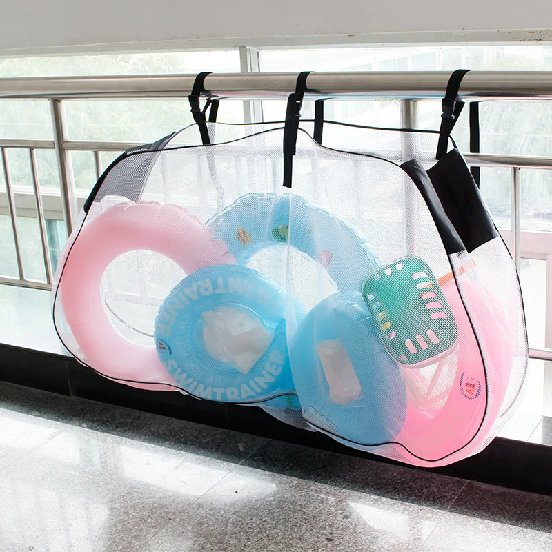 57 Inch Super Large Inflatable Toys Storage Hanging Bag Organizer Swimming Pool - £19.85 GBP
