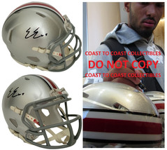 Emeka Egbuka Signed Ohio State Buckeyes Mini Football Helmet Proof COA Autograph - £116.52 GBP