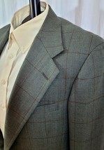 Polo Ralph Lauren Sports Coat Soft Wool Blazer Jacket Gray Size 38 Vtg USA - £58.44 GBP