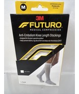 FUTURO Medium Knee High Length Stockings Compression Sock White COMBINE ... - $7.99
