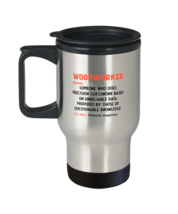 Coffee Travel Mug Funny Woodworker Noun Definition  - £19.87 GBP