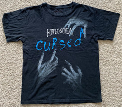 HOWL-O-SCREAM - CURSED - HANDS WITH SHARP NAILS - Large - BLACK T-SHIRT - $15.00