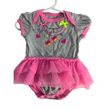 Giranimals Girls Baby Infant Size 6 9 Months 1 Piece Bodysuit with attac... - £5.07 GBP