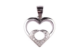 925 Sterling Silver Zirconia Gemstone Hand Pendant Women Gift PS-1343-
s... - £28.97 GBP