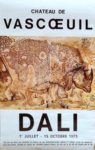 Dalí - Original Exhibition Poster- Vascoeuil Castle - Rare - 1973 - £149.75 GBP