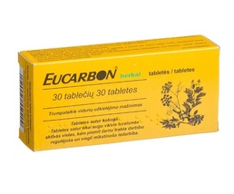 Eucarbon Herbal tablets, 30 pcs - £19.27 GBP