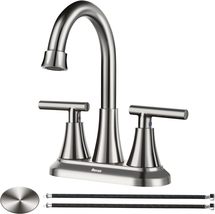 4 Inch Bathroom Faucets for Sink 3 Hole, Faucet for Bathroom Sink with P... - $28.99