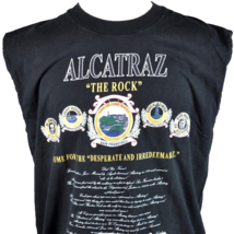 Alcatraz Prison The Rock Vtg Muscle Shirt size XL USA Penitentiary Al Capone - £22.67 GBP