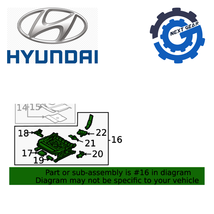 New OEM Hyundai Power Vented Seat Adjuster Track 2020-2023 Sonata 88500L... - £822.49 GBP