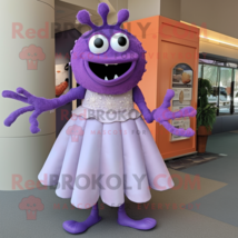 Lavender Crab Cakes mascot costume character dressed with a Empire Waist Dress a - £1,036.77 GBP