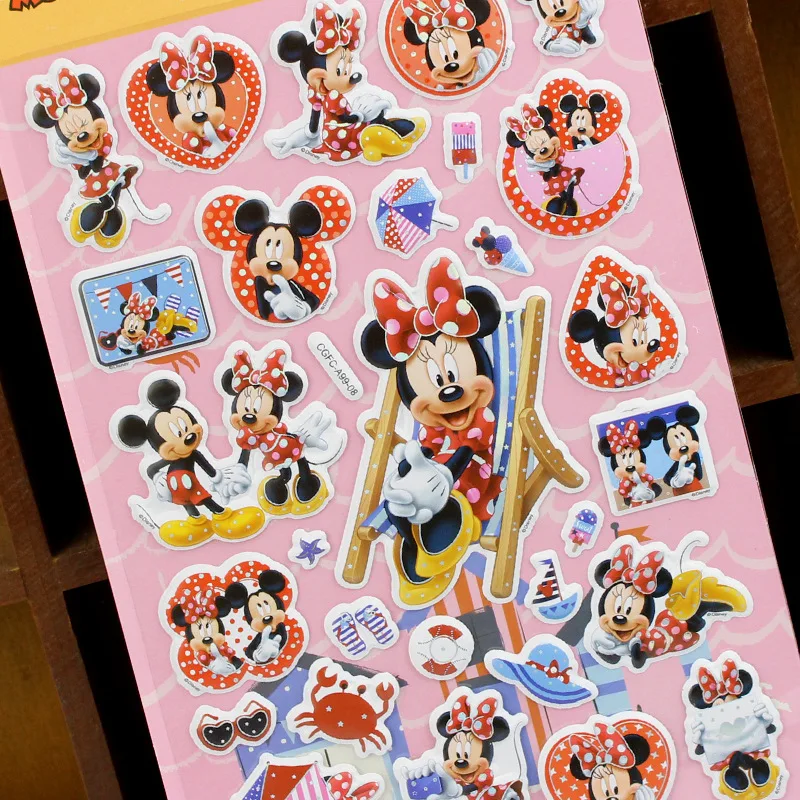 Play  Minnie Mouse Stickers Funny Play Play Cute Anime Stickers Cartoon Kawaii S - £23.12 GBP