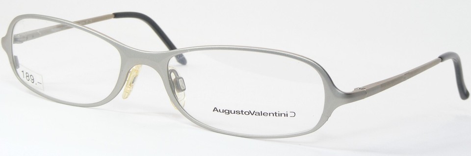Vintage AUGUSTO VALENTINI 70007 198 Silver RARE EYEGLASSES 52-17-135mm I... - $96.69