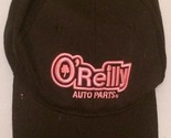 O’Reilly Auto Parts Black Hat Cap with Pink Writing  ba2 - £8.69 GBP