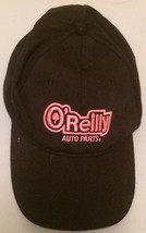 O’Reilly Auto Parts Black Hat Cap with Pink Writing  ba2 - £8.67 GBP