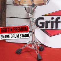 Snare Drum Stand by Griffin - Deluxe Percussion Hardware Kit with Key - ... - £40.13 GBP