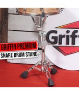 Heavy-Duty Snare Drum Stand by Griffin | Premium Double Braced Percussio... - $50.79