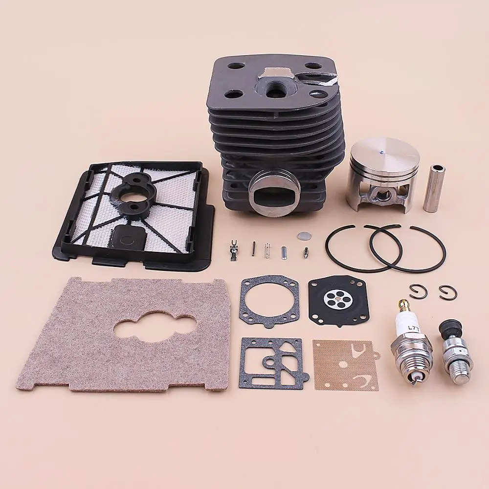 46mm Cylinder Piston Kit For Stihl FS550 FS420 FS420L FS550L Air Filter Cover De - £106.58 GBP