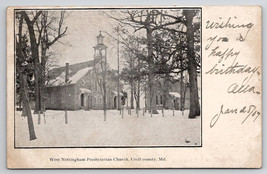 Colora MD West Nottingham Presbyterian Church 1907 Liberty Grove Postcard H41 - £7.68 GBP