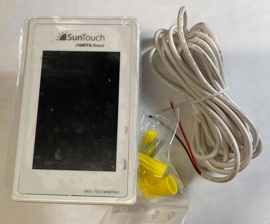 SunTouch SunStat Command Floor Control TouchScreen Thermostat 500850SB