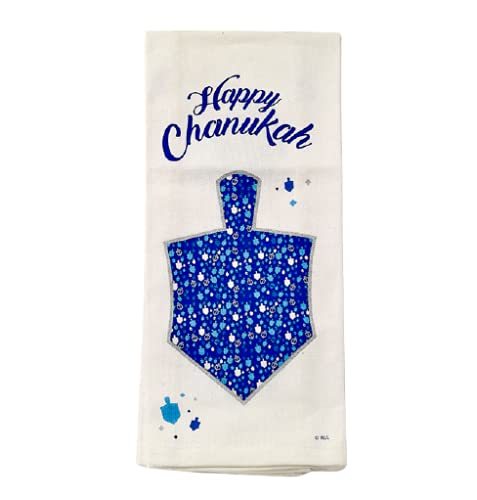 Rite Lite Chanukah Tea Towel, Chanukah Mosaic, Printed,15&quot; X 25&quot;, TAG - $8.86