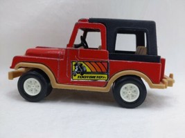 Vintage 1970s Tootsie Toy Die-Cast Metal 5&quot; Red CJ-7 Jeep w/Tops Mfg USA - £9.85 GBP