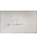 Len Dawson (d. 2022) Signed Autographed 3x5 Index Card #5 - Football HOF - €17,15 EUR