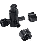 PEXLOCK 30912 Bypass 1/2&quot; x 1/2&quot; MPT x 1/2, Black - $34.05 CAD
